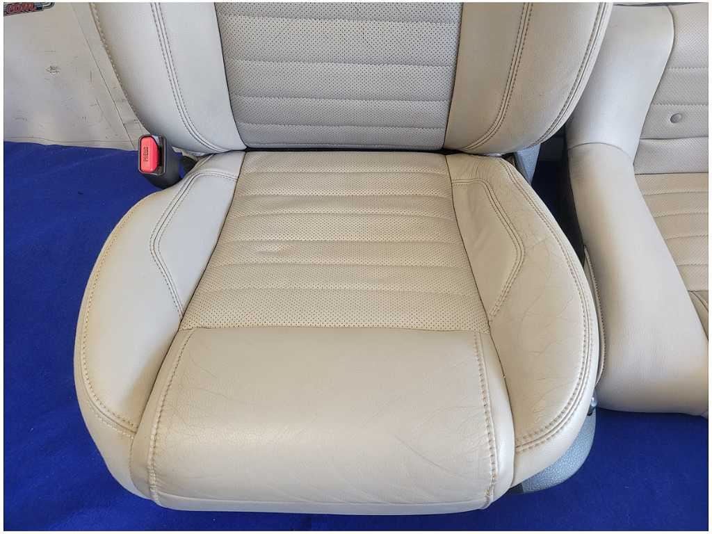 2013 - 2014 Ford Mustang GT Convertible Set Leather Bucket Seats Power Stone 2879 - The Parts Farm