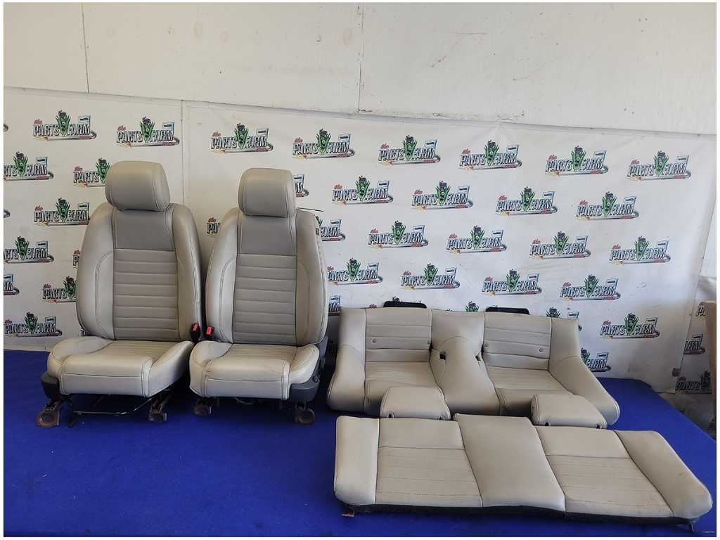 2013 - 2014 Ford Mustang GT Convertible Set Leather Bucket Seats Power Stone 2879 - The Parts Farm