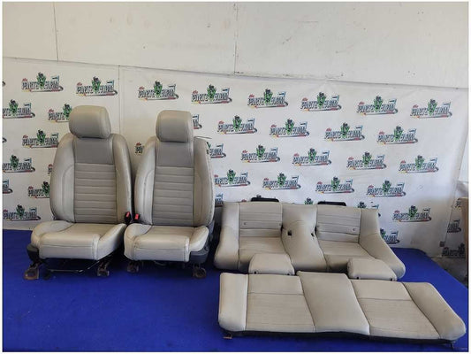 2013 - 2014 Ford Mustang GT Convertible Set Leather Bucket Seats Power Stone 2879 - The Parts Farm