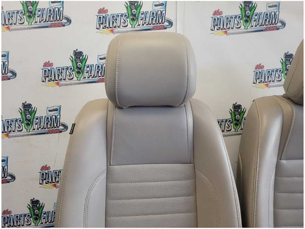 2013 - 2014 Ford Mustang GT Convertible Set Leather Bucket Seats Power Stone 2879 - The Parts Farm