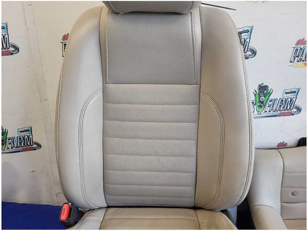 2013 - 2014 Ford Mustang GT Convertible Set Leather Bucket Seats Power Stone 2879 - The Parts Farm