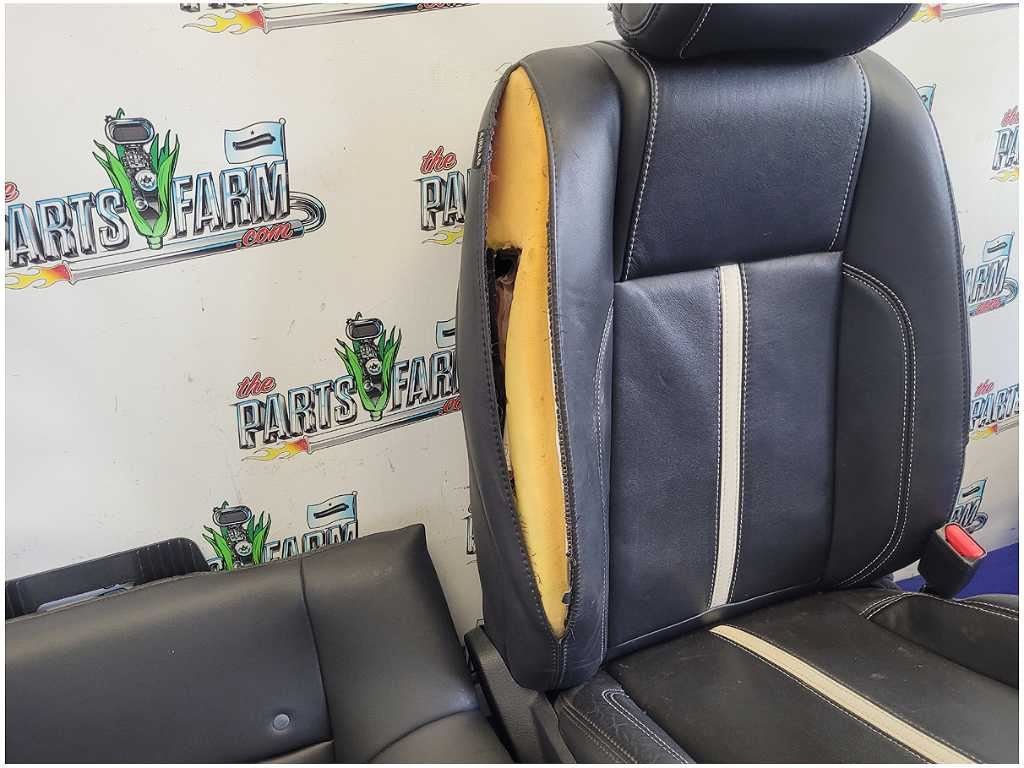 2013 - 2014 Ford Mustang GT Set Seats Back Front Coupe Leather Blown Bags 2714 - The Parts Farm