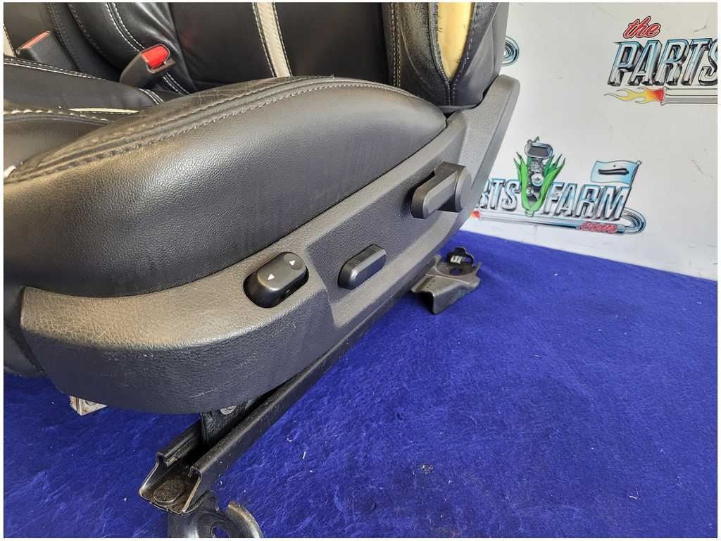 2013 - 2014 Ford Mustang GT Set Seats Back Front Coupe Leather Blown Bags 2714 - The Parts Farm