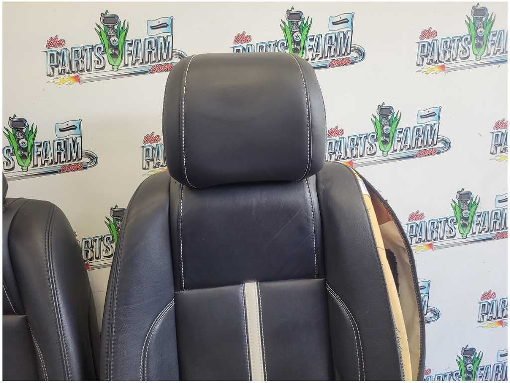 2013 - 2014 Ford Mustang GT Set Seats Back Front Coupe Leather Blown Bags 2714 - The Parts Farm