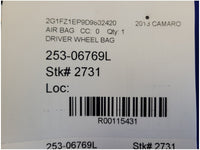 2013 Chevrolet Camaro SS Coupe Driver Air Bag Steering Wheel 2731 - The Parts Farm