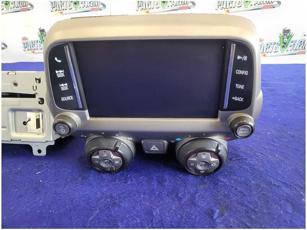 2013 Chevrolet Camaro ZL1 Coupe Receiver Info Screen Face Plate Stereo 2742 - The Parts Farm
