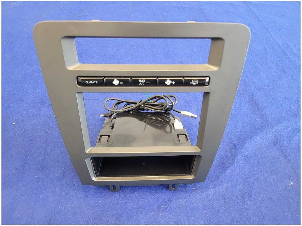 2013 Ford Mustang GT AAftermarket Radio Bezel AC Controls Face Plate *Parts 2879 - The Parts Farm