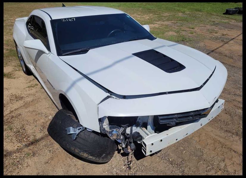2014 - 2015 Chevrolet Camaro SS Coupe Rear Back Deck Lid Spoiler D80 Paint White - The Parts Farm