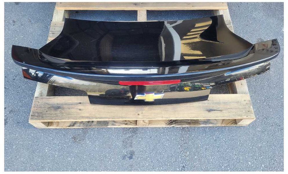 2014 - 2015 Chevrolet Camaro SS Deck Lid Trunk Coupe Spoiler D80 Paint Black 2527 - The Parts Farm