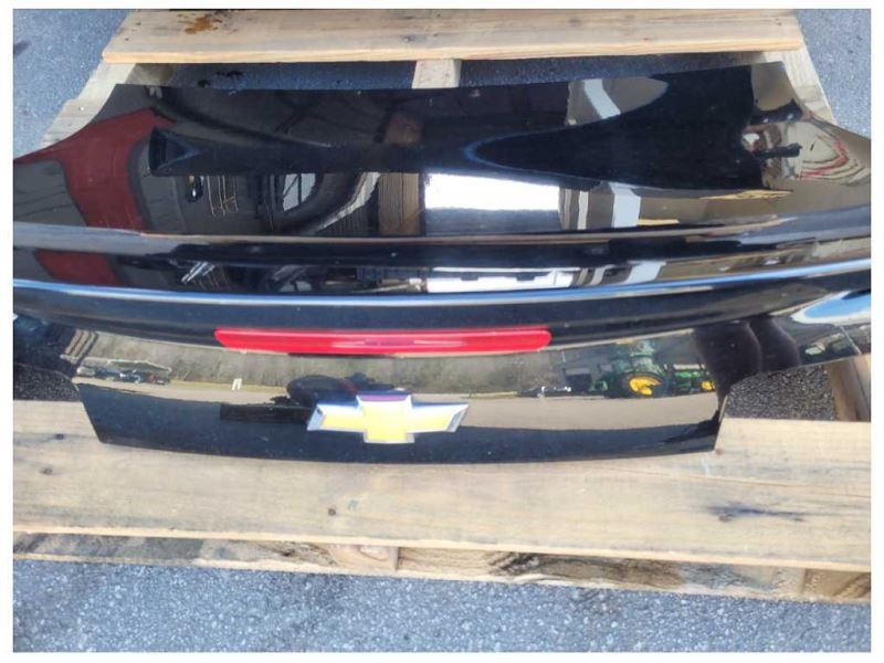 2014 - 2015 Chevrolet Camaro SS Deck Lid Trunk Coupe Spoiler D80 Paint Black 2527 - The Parts Farm