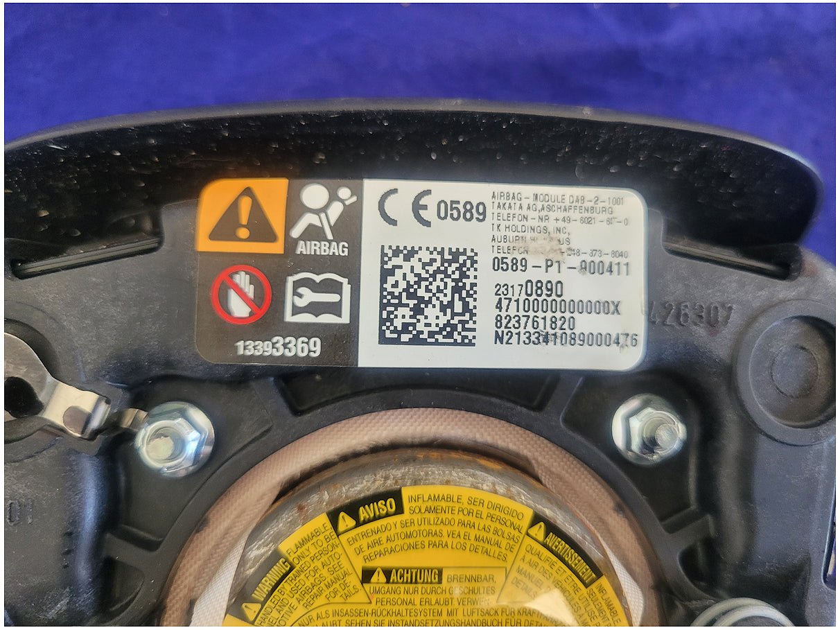 2014 Chevrolet Camaro SS Coupe Air Bag Driver Steering Wheel Dash Left 2719 - The Parts Farm