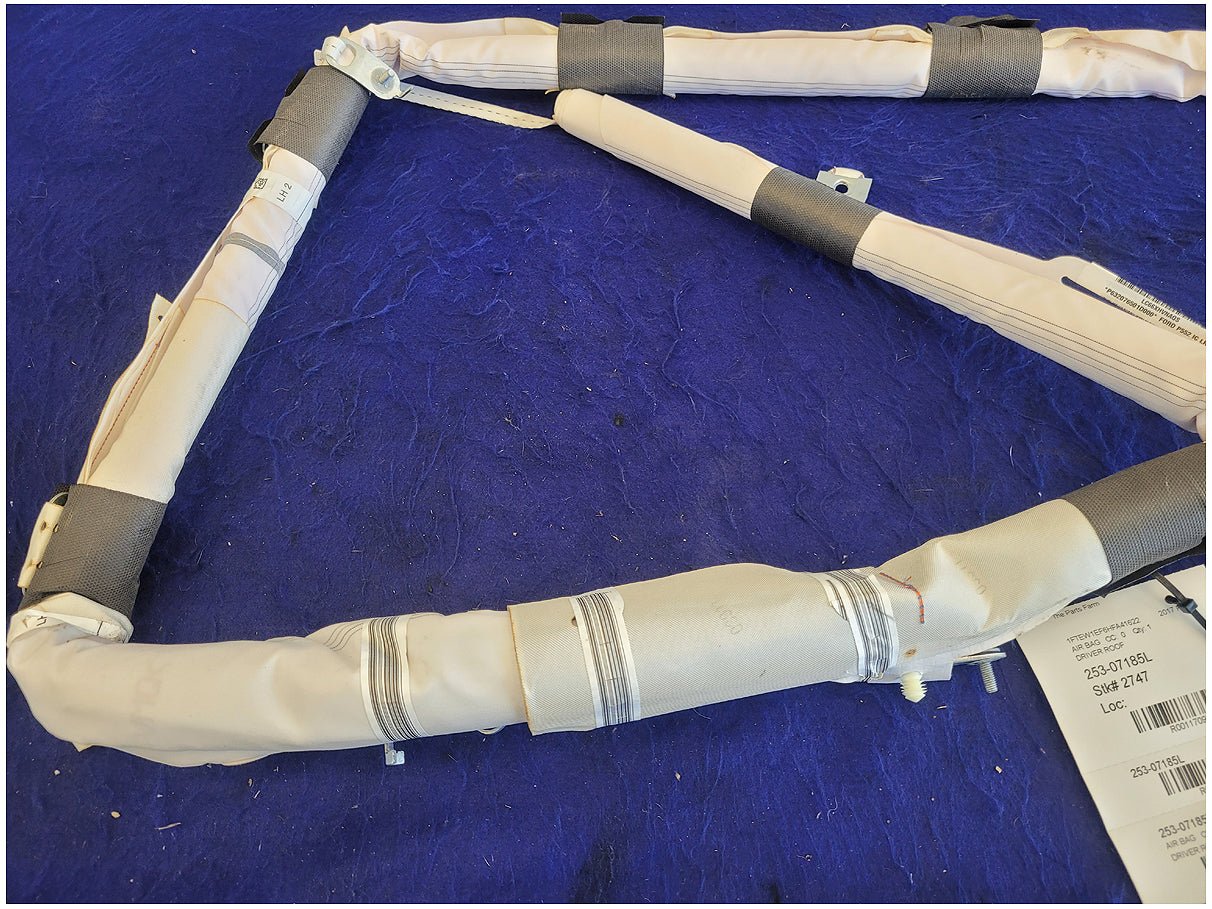 2015 - 2017 Ford F150 F - 150 Pickup Truck Passenger Upper Roof Curtain Air Bag 2747 - The Parts Farm