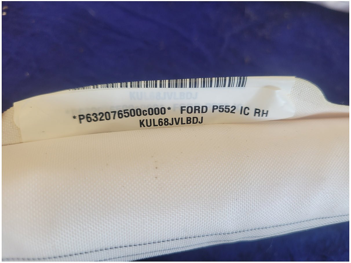 2015 - 2017 Ford F150 F - 150 Pickup Truck Passenger Upper Roof Curtain Air Bag Crew Cab 2744 - The Parts Farm