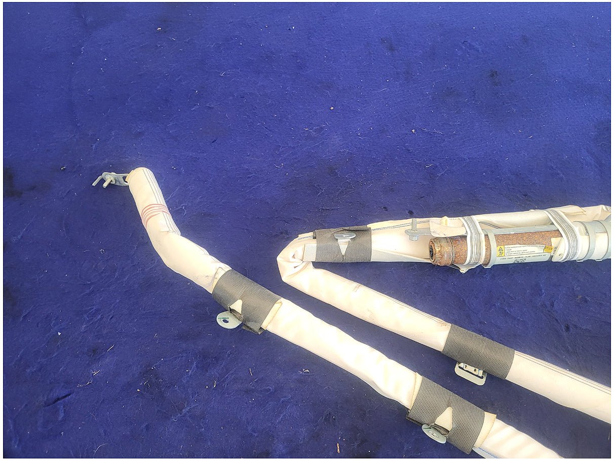 2015 - 2017 Ford F150 F - 150 Pickup Truck Passenger Upper Roof Curtain Air Bag Crew Cab 2744 - The Parts Farm