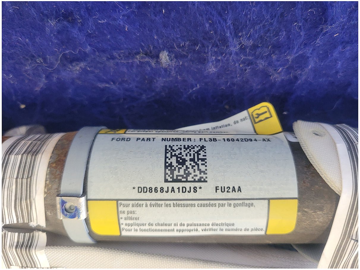 2015 - 2017 Ford F150 F - 150 Pickup Truck Passenger Upper Roof Curtain Air Bag Crew Cab 2744 - The Parts Farm