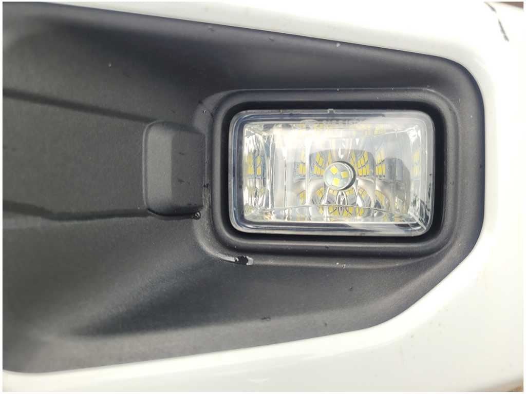 2015 - 2017 Ford F150 Pickup Truck Front Bumper Cover Fog Lights Paint YZ 2733 - The Parts Farm