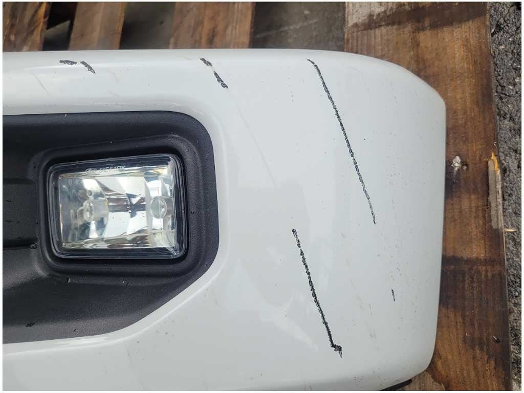 2015 - 2017 Ford F150 Pickup Truck Front Bumper Cover Fog Lights Paint YZ 2733 - The Parts Farm