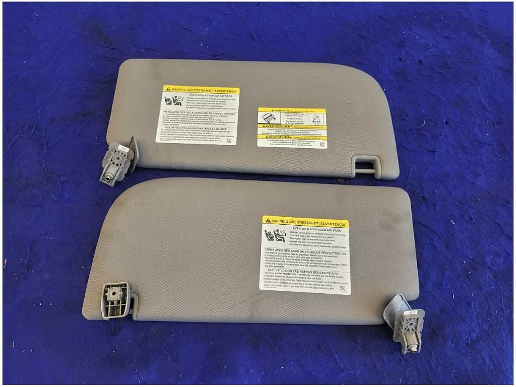 2015 - 2017 Ford F150 Pickup Truck Pair Front Sunvisors No Sunroof Shade 2765 - The Parts Farm
