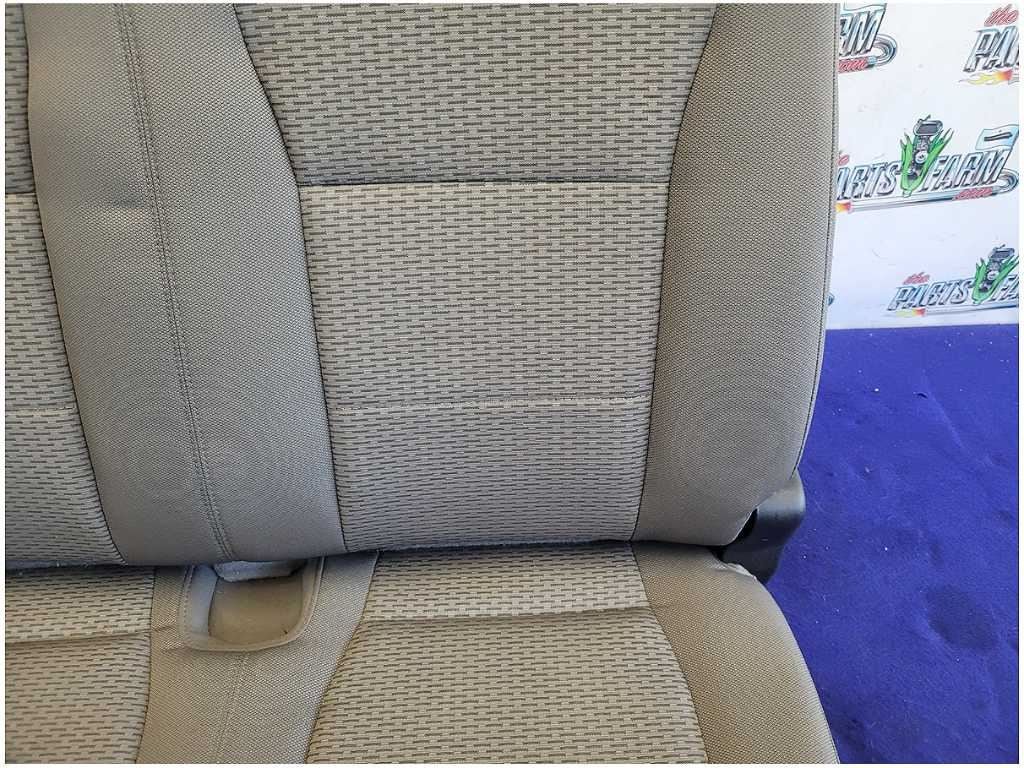2015 - 2017 Ford F150 Pickup Truck Rear Cloth Bench Seat Gray Crew Cab 2765 - The Parts Farm