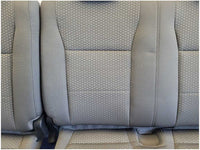 2015 - 2017 Ford F150 Pickup Truck Rear Cloth Bench Seat Gray Crew Cab 2765 - The Parts Farm