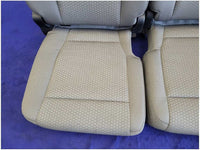 2015 - 2017 Ford F150 Pickup Truck Rear Cloth Bench Seat Gray Crew Cab 2765 - The Parts Farm