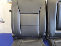 2015 - 2017 Ford F150 Pickup Truck Rear Leather Bench Seat Crew Cab Black 2733 - The Parts Farm