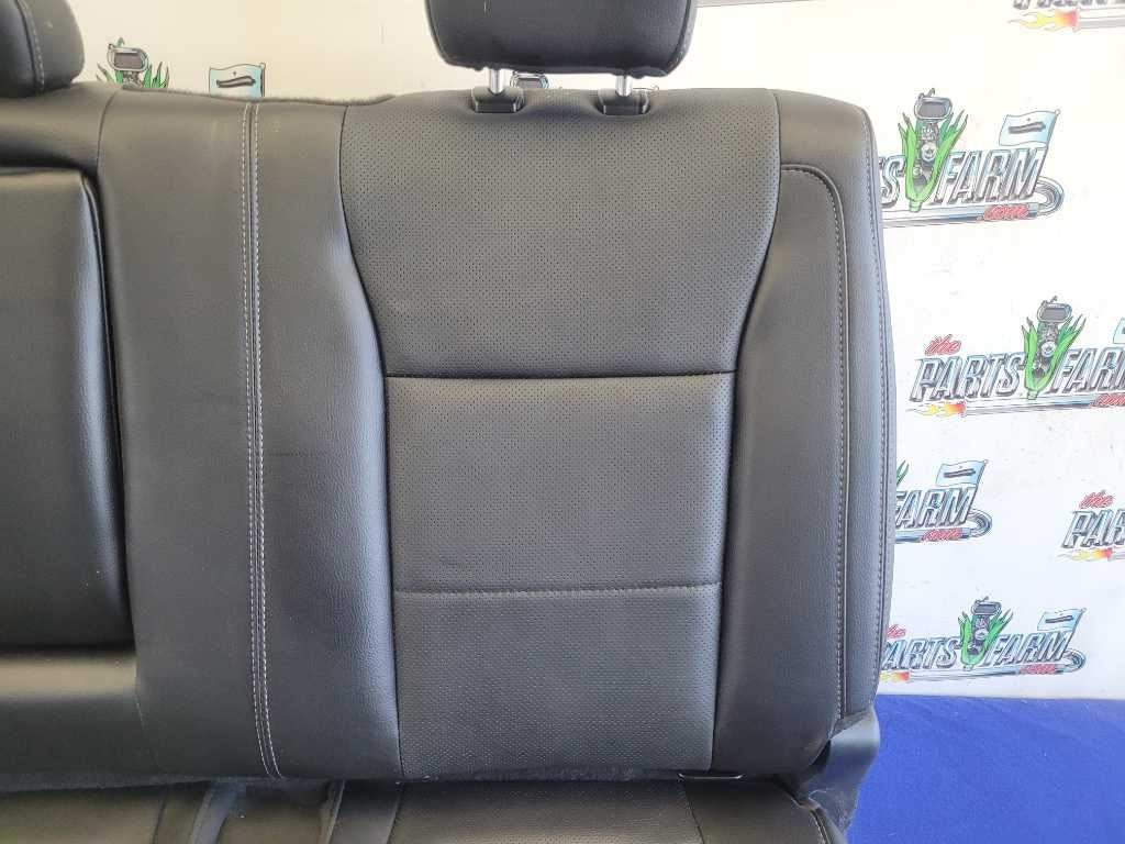 2015 - 2017 Ford F150 Pickup Truck Rear Leather Bench Seat Crew Cab Black 2733 - The Parts Farm