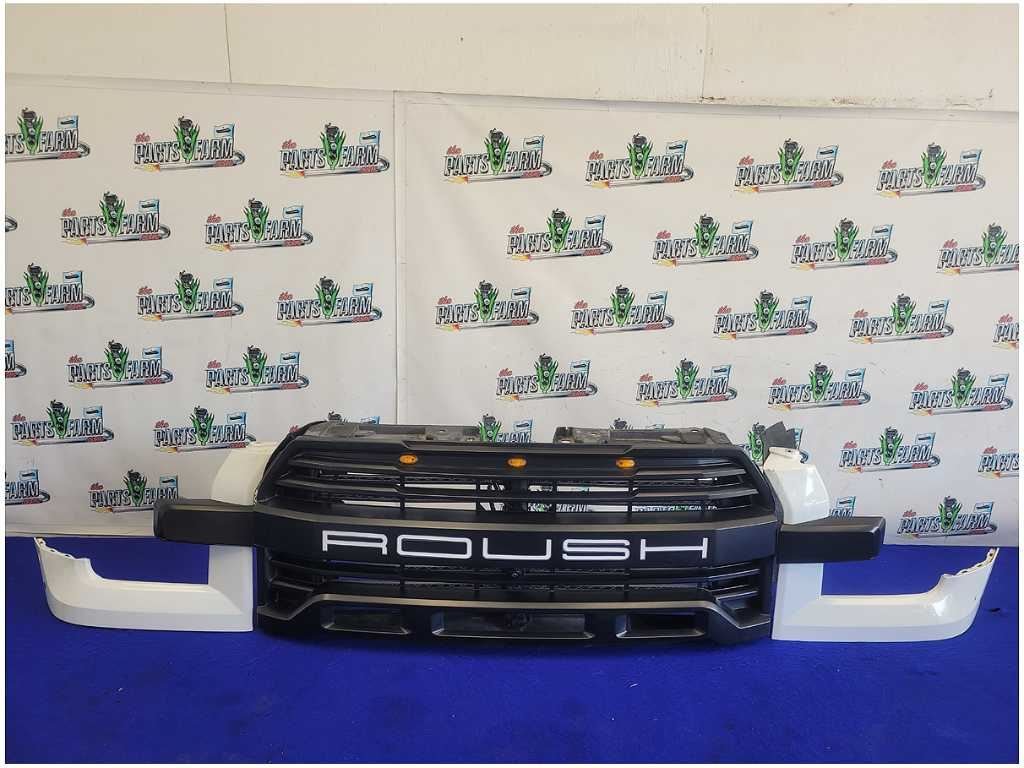 2015 - 2017 Ford F150 Roush Pickup Truck Front Grill Light Trim Paint White 2733 - The Parts Farm