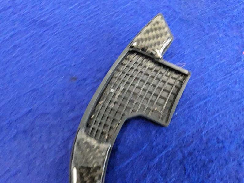 2015 - 2017 Ford Mustang GT S550 Automatic Shifter Paddles Carbon Fiber Look A/T - The Parts Farm