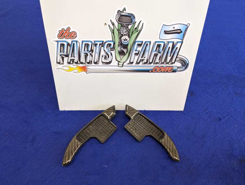 2015 - 2017 Ford Mustang GT S550 Automatic Shifter Paddles Carbon Fiber Look A/T - The Parts Farm