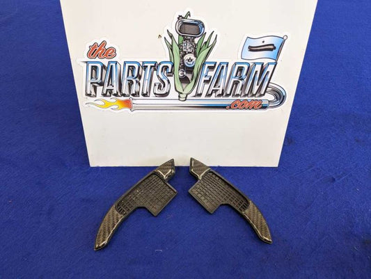 2015 - 2017 Ford Mustang GT S550 Automatic Shifter Paddles Carbon Fiber Look A/T - The Parts Farm