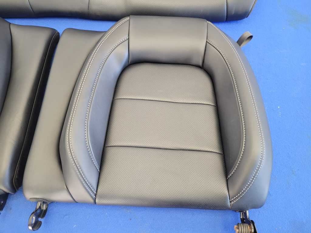 2015 - 2017 Ford Mustang GT S550 Coupe Rear Leather Seat Bucket Upper Lower - The Parts Farm