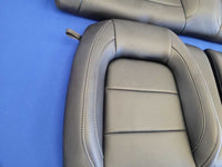 2015 - 2017 Ford Mustang GT S550 Coupe Rear Leather Seat Bucket Upper Lower - The Parts Farm