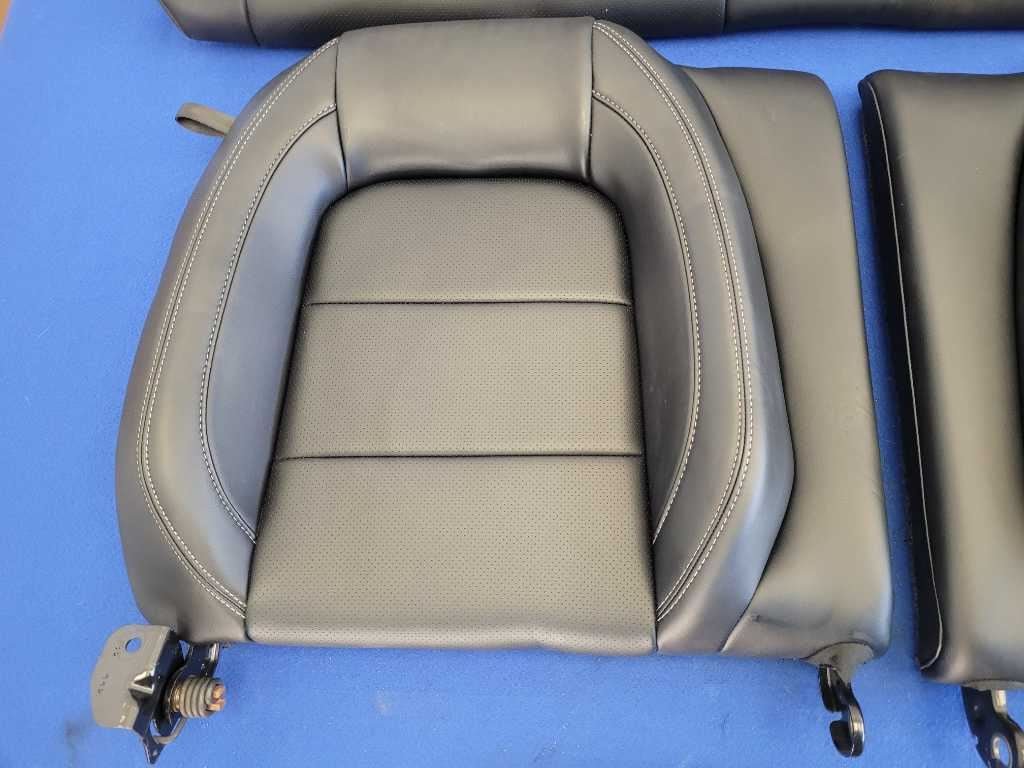 2015 - 2017 Ford Mustang GT S550 Coupe Rear Leather Seat Bucket Upper Lower - The Parts Farm