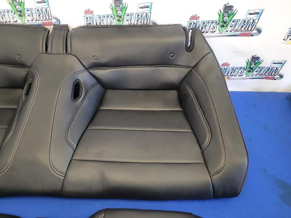 2015 - 2017 Ford Mustang GT S550 Coupe Rear Leather Seat Bucket Upper Lower - The Parts Farm