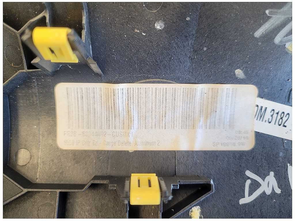 2015 - 2017 Ford Mustang GT S550 Dash Trim Kit Vent Bezel Gauge Molding 2607 - The Parts Farm