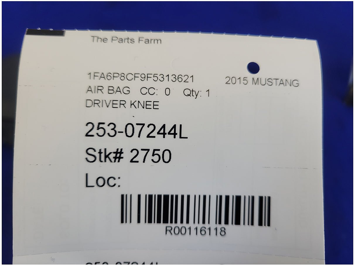 2015 - 2017 Ford Mustang GT S550 Driver Lower Knee Air Bag 2750 - The Parts Farm