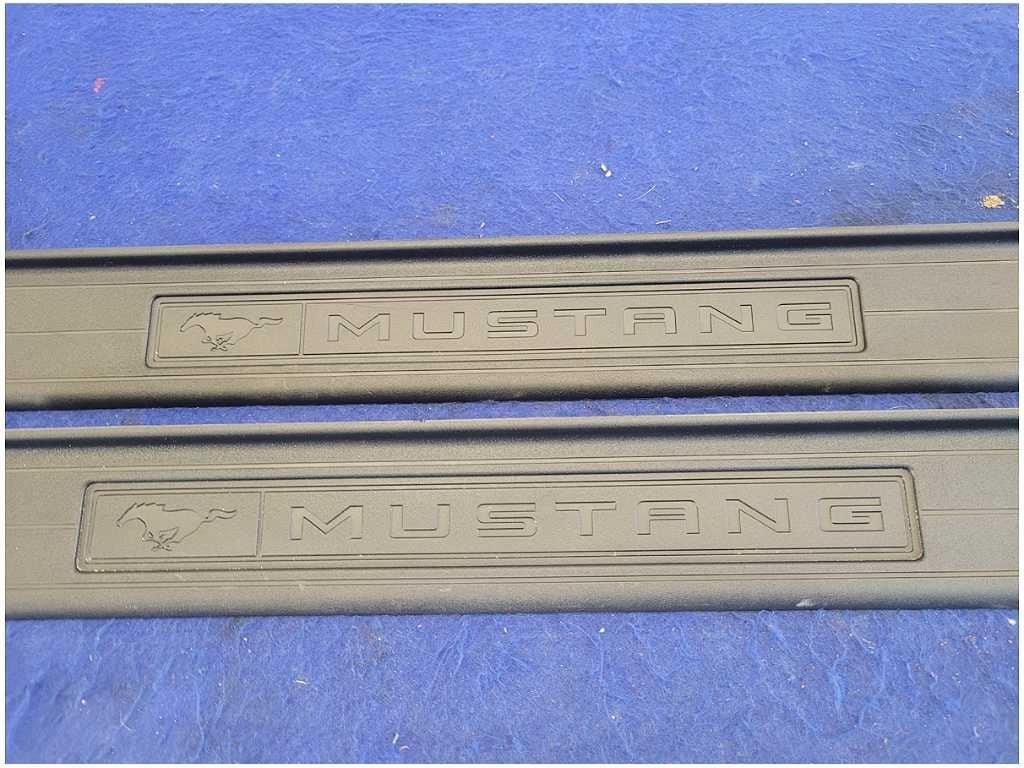 2015 - 2017 Ford Mustang GT S550 Pair Front Door Sill Scuff Plates 2815 - The Parts Farm