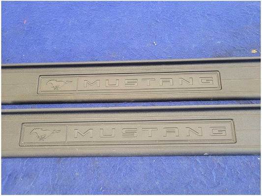 2015-2017 Ford Mustang GT S550 Pair Front Door Sill Scuff Plates 2815