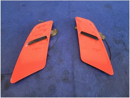 2015-2017 Ford Mustang GT S550 Pair Front Hood Scoops Vents Ducts Paint PQ 2921 - The Parts Farm
