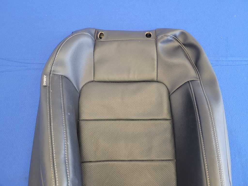 2015 - 2017 Ford Mustang GT S550 Passenger Front Leather Seat Cover Upper - The Parts Farm