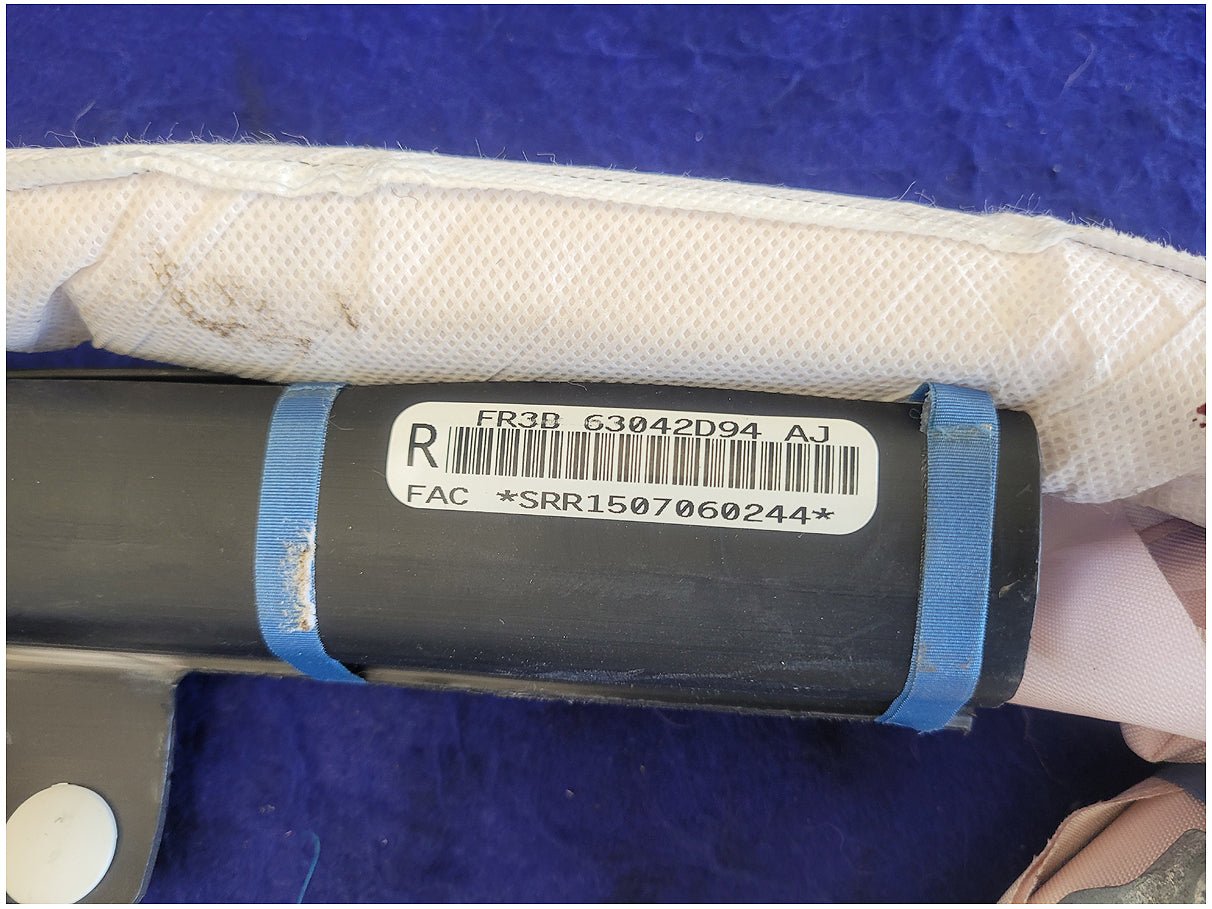 2015 - 2017 Ford Mustang GT S550 Passenger Right Roof Curtain Air Bag 2752 - The Parts Farm