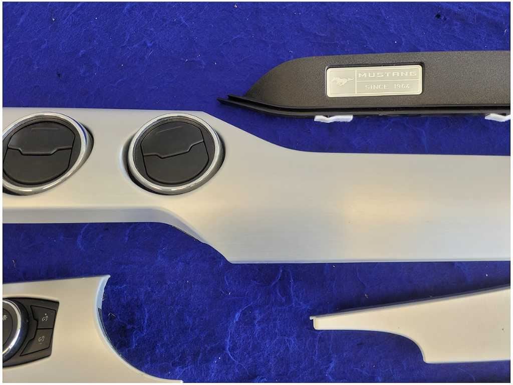 2015 - 2017 Ford Mustang S550 Dash Trim Kit Vent Molding Front Dashboard 2709 - The Parts Farm