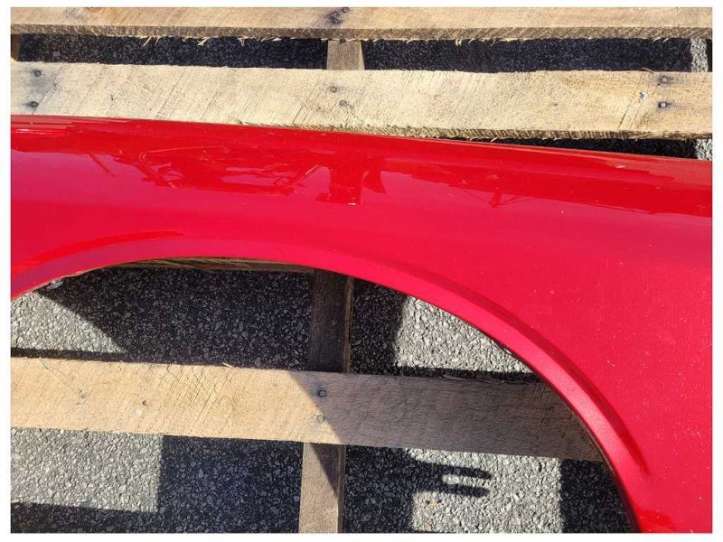 2015 - 2020 Dodge Challenger 6.2L Hellcat Driver Front Fender Body Paint Red 2484 - The Parts Farm
