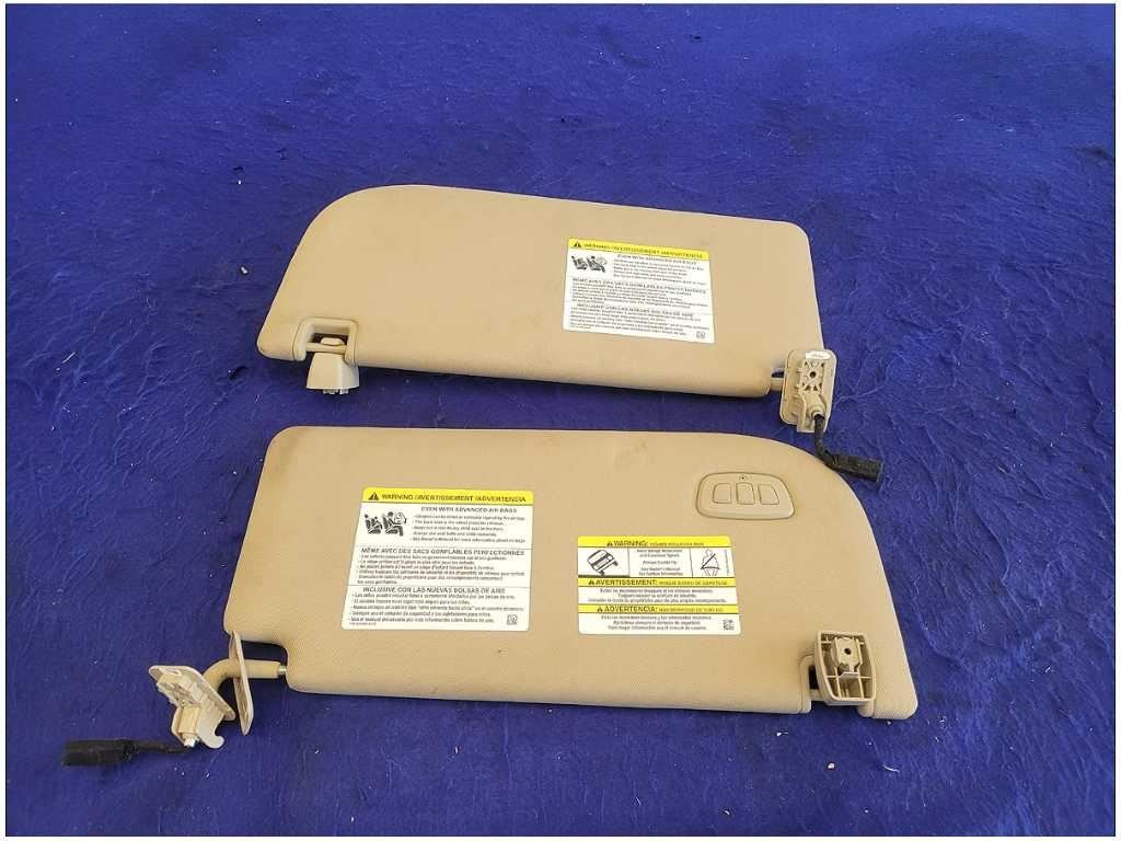 2015 - 2020 Ford F150 Pickup Truck Pair Front Sunvisors Shade No Sunroof 2747 - The Parts Farm