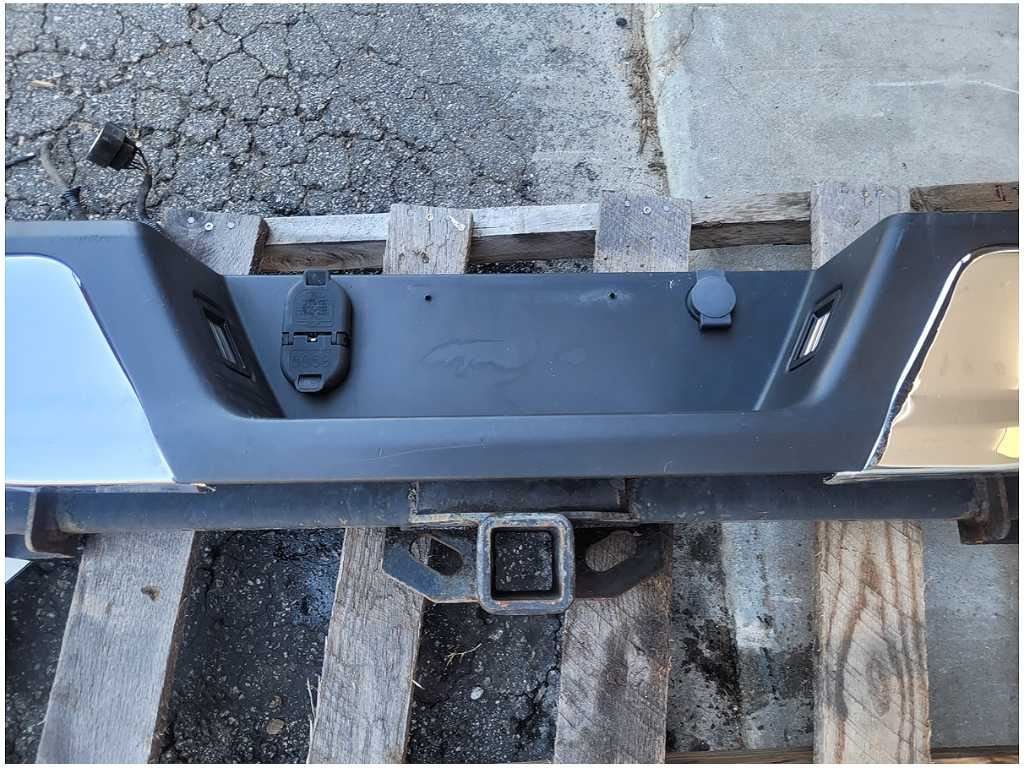 2015 - 2020 Ford F150 Pickup Truck Rear Bumper Receiver Style Hitch Chrome 2765 - The Parts Farm