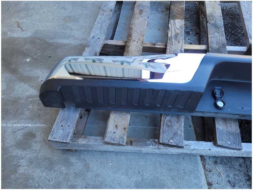 2015 - 2020 Ford F150 Pickup Truck Rear Bumper Receiver Style Hitch Chrome 2765 - The Parts Farm