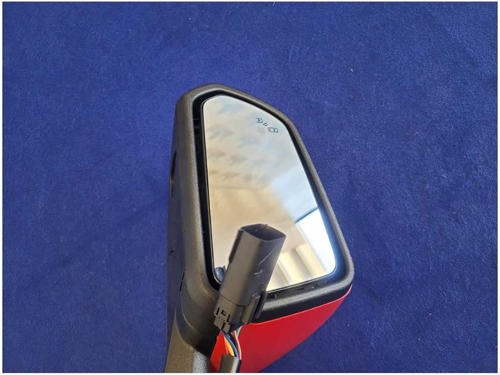 2015 - 2020 Ford Mustang GT S550 Driver Rear View Mirror Power BLIS Paint PQ 2544 - The Parts Farm