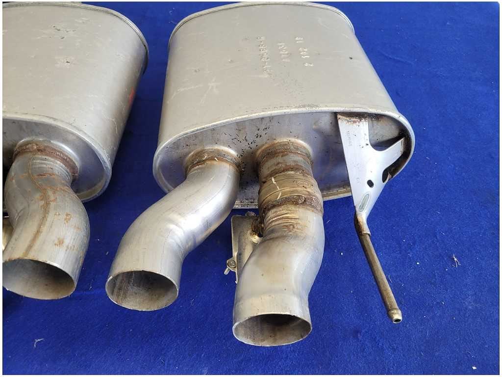 2015 - 2020 Ford Mustang Shelby GT350 5.2L Pair Muffler Exhaust Active *Read* FH - The Parts Farm