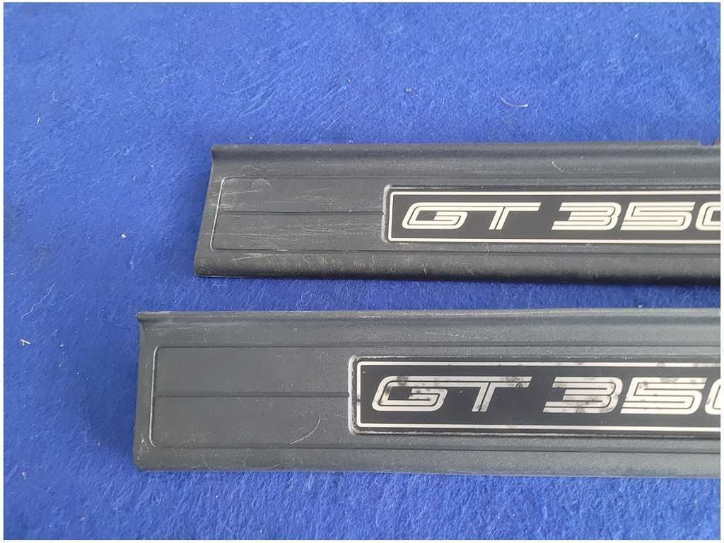 2015 - 2020 Ford Mustang Shelby GT350 Pair Lower Door Sill Plates *Scu - The Parts Farm